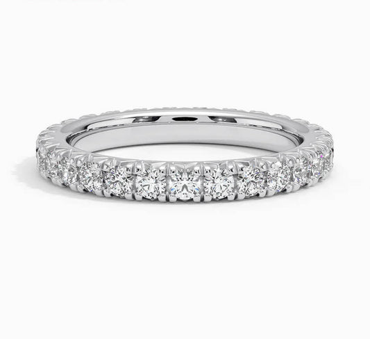 1.5 ct total weight round eternity band