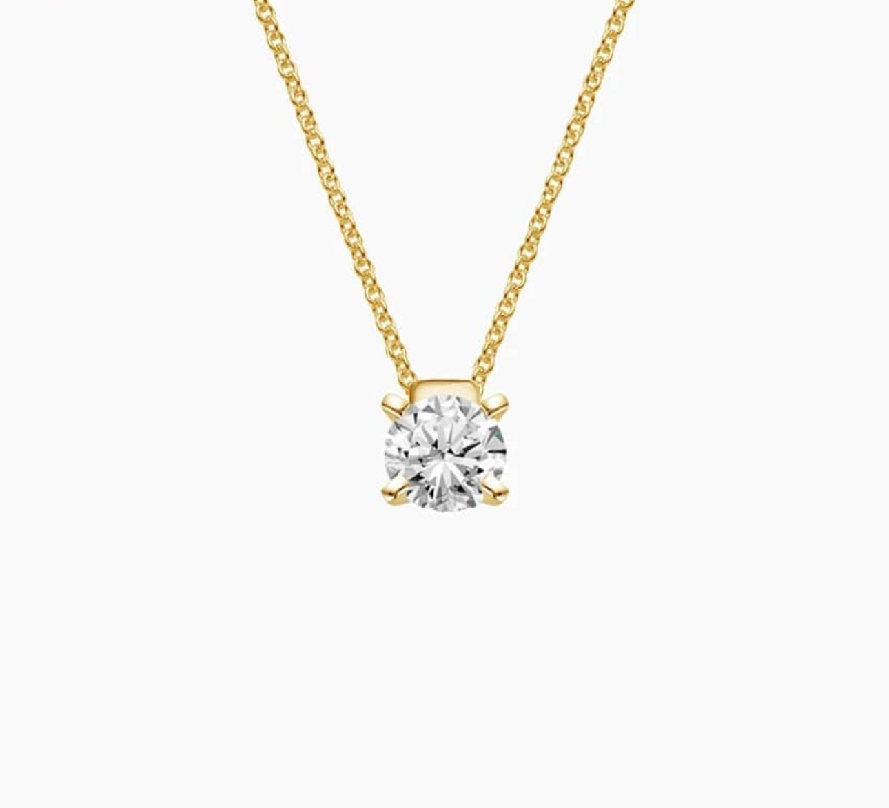 1.9 ct total weight pendant and chain