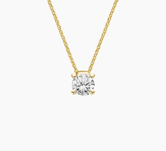 .1 ct total weight pendant and chain