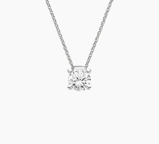 1.4 ct total weight pendant and chain