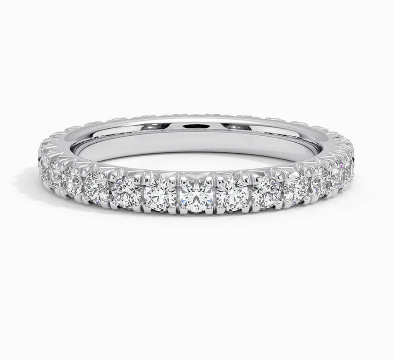 3.5 ct total weight round eternity band