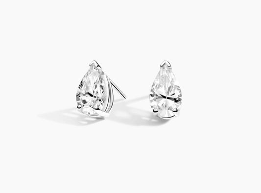 .5 ct total weight pear studs